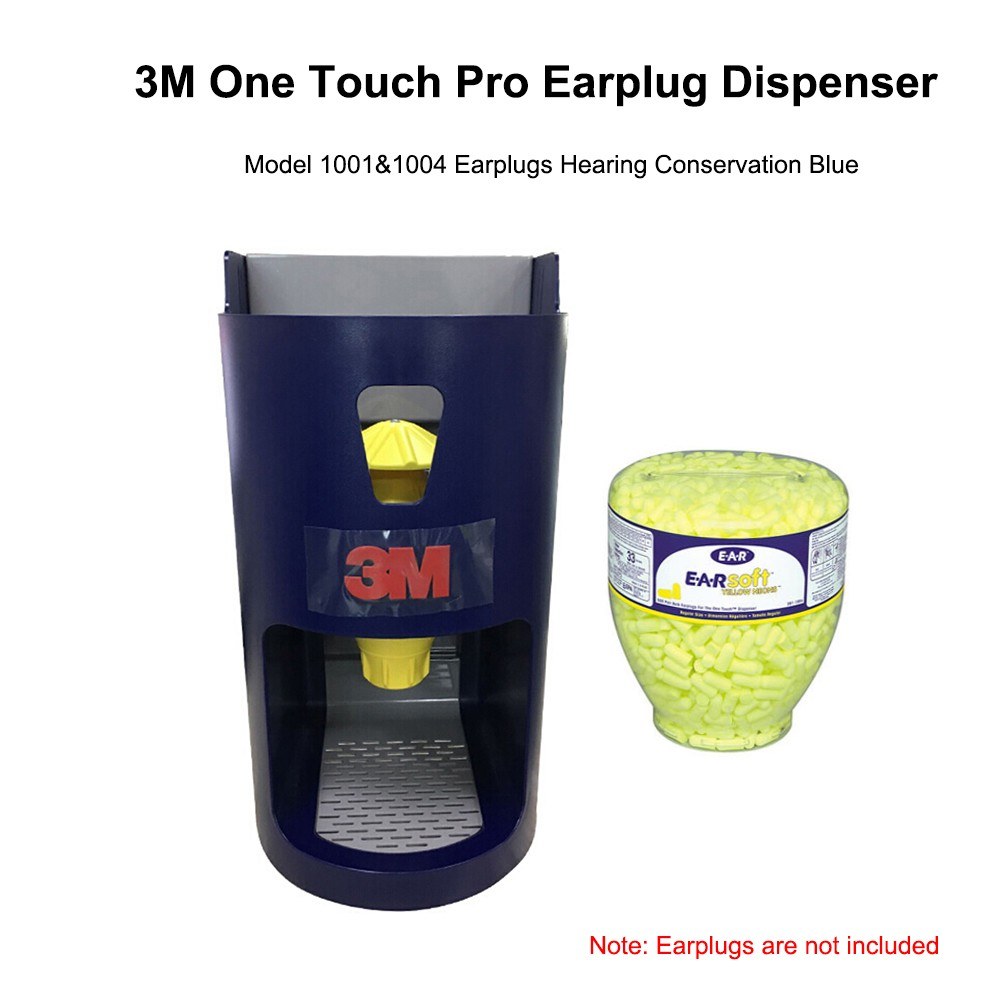3M One Touch Pro Earplug Dispenser for Model 1001&1004 Earplugs Hearing
