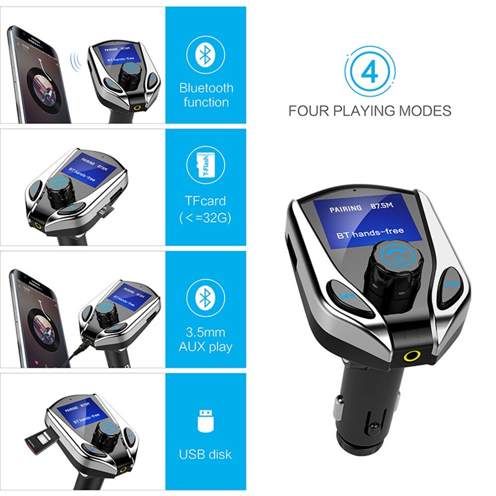 X8 Car Bluetooth FM Transmitter Car MP3 Player