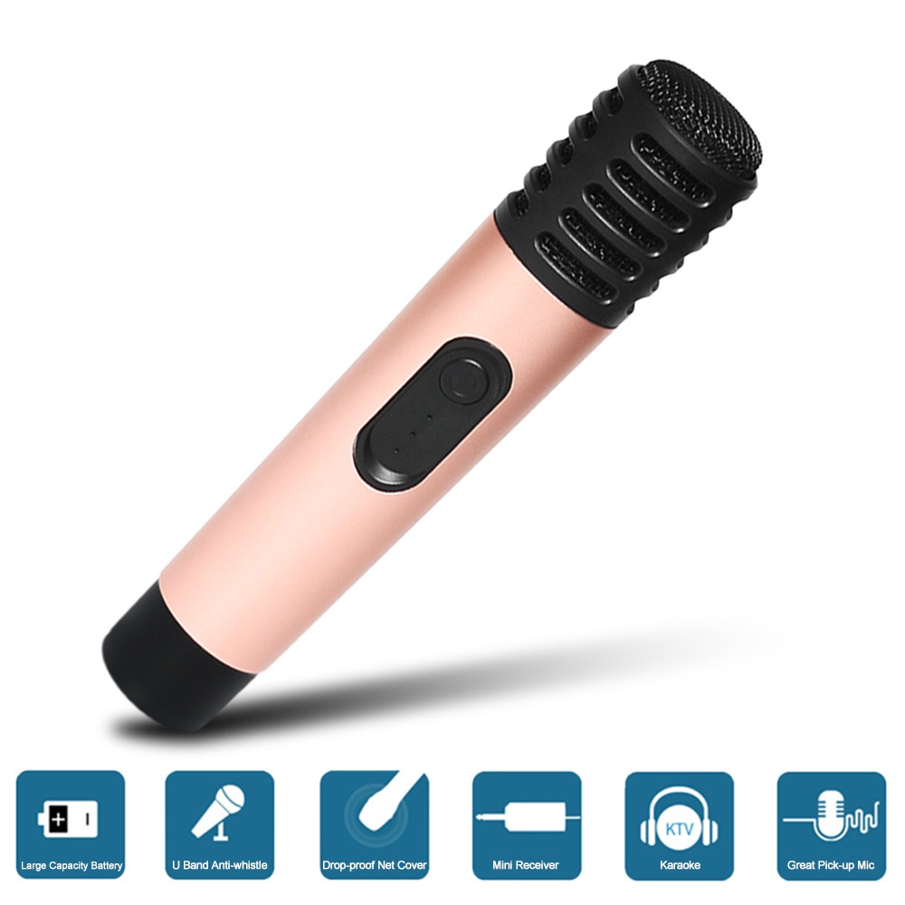 $6 OFF T9 2 PCS Wireless Karaoke Microphone,free shipping $35.99(Code:TTKM6) from TOMTOP Technology Co., Ltd