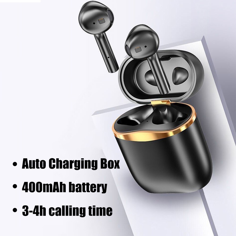 Wirelessly Earbuds BT5.0 Headphones Headset with Charge Case