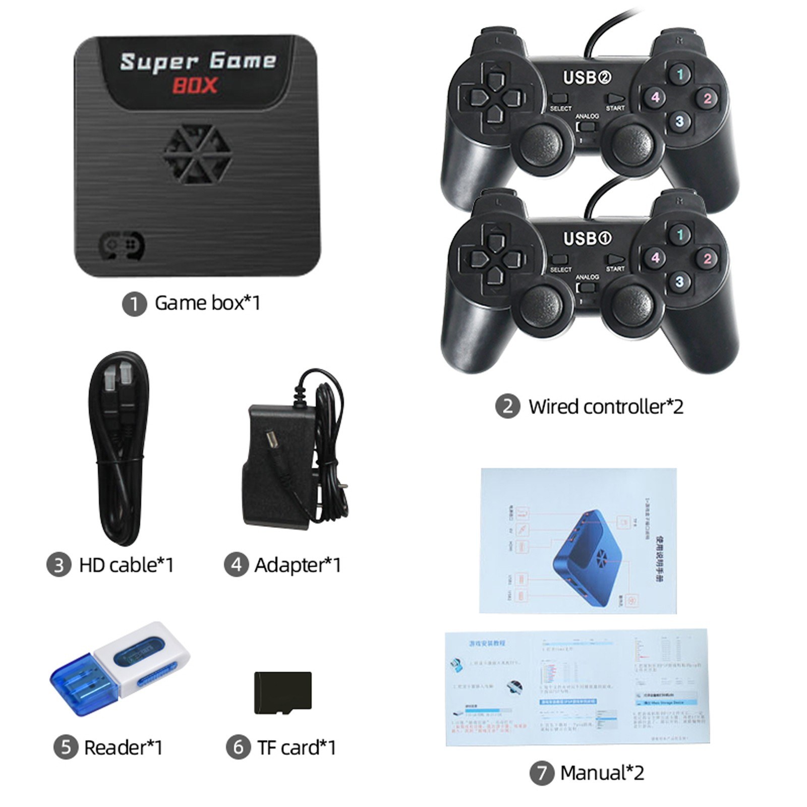 X5 Hd Tv Video Game Box Retro Game Console Box With Wired Controller Gamepad Build In 6700 Games Home Game Player X5 Hd Tv Video Game Box Retro Game Console Box With Wired Controller Gamepad Build In 6700 Games Home Game Player