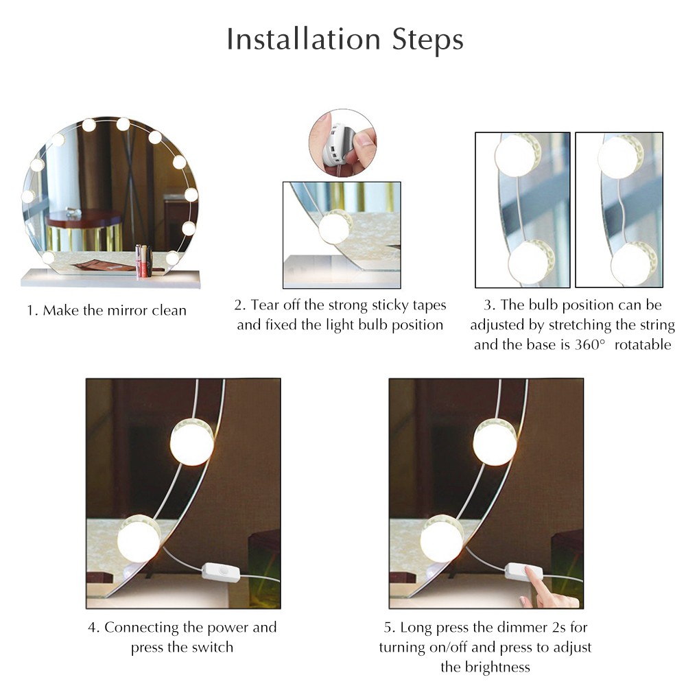 vanity mirror led light