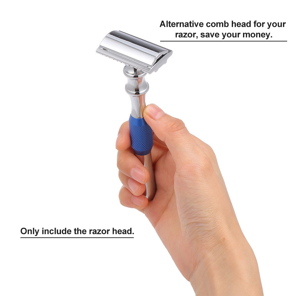 Double Edge Shaving Safety Razor Head Men Safety Razor Open Comb Head