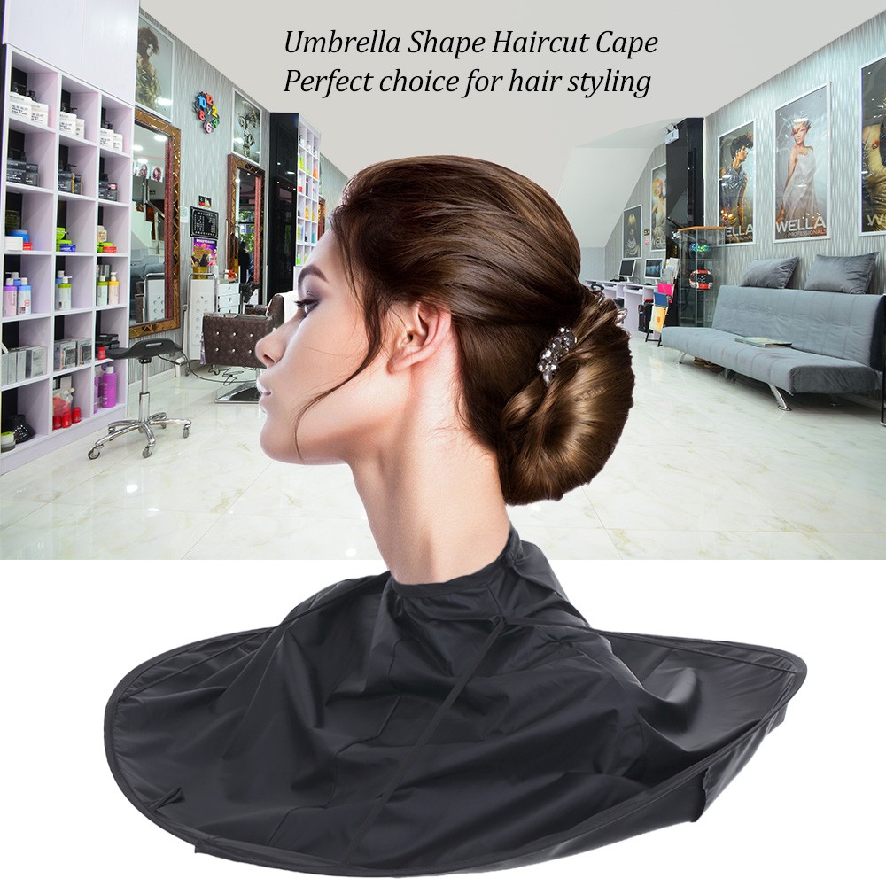Foldable Haircut Cape Salon Barber A Umbrella Hair Coloring Foldable Haircut Cape Salon Barber A Umbrella Hair Coloring Cloak Cutting Scarf Hairdressing Tool For Child