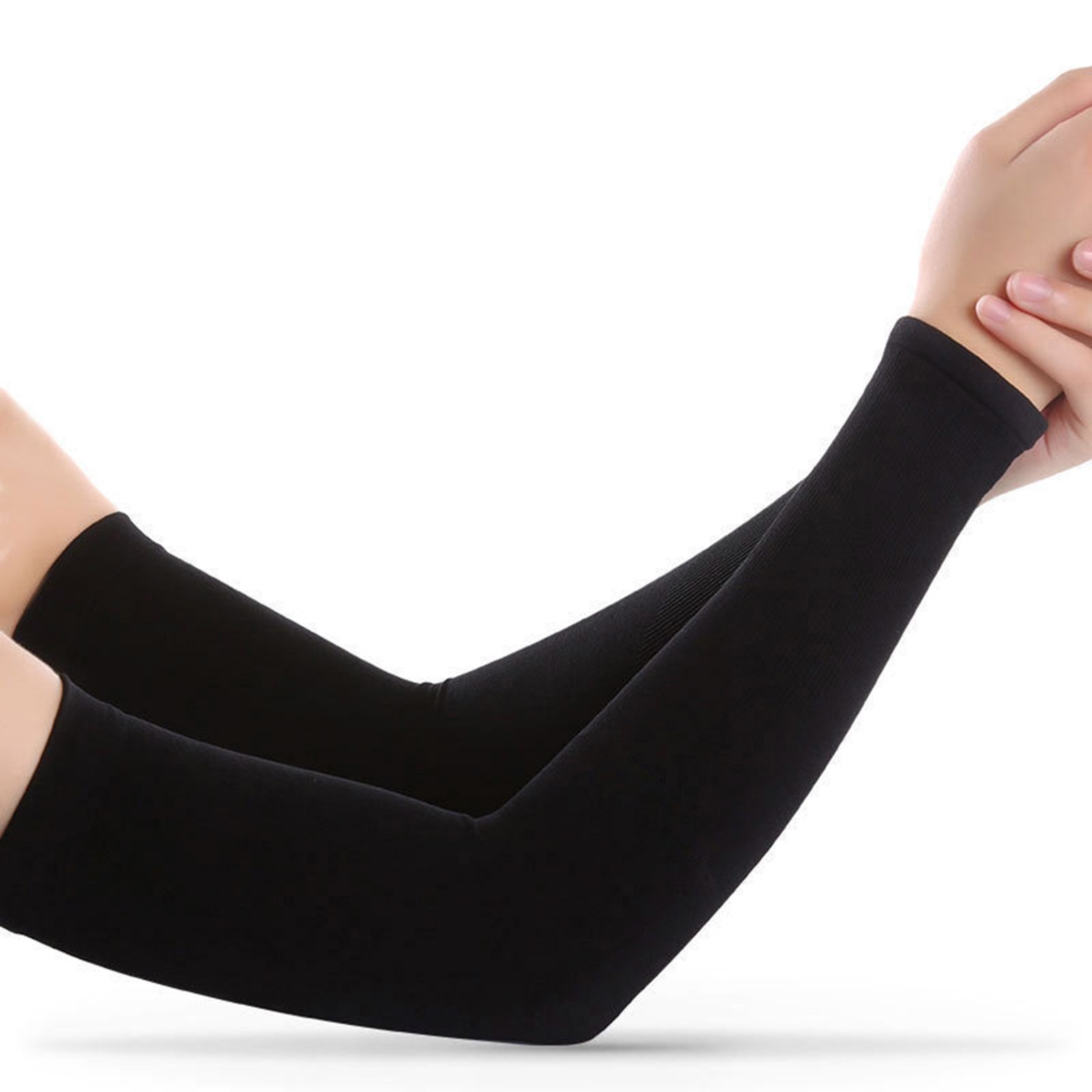 Cooling Arm Sleeves Men Women UV Sun Protection Long Arms Sleeves Cover for Cycling Driving Running Golfing Football Basketball