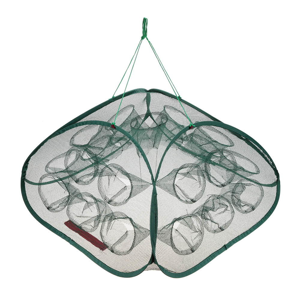 Buy 5/21 Holes Portable Fishing Net Shrimp Cage Foldable Crab Fish Mesh Trap Cast. 5/21 Holes Portable ...