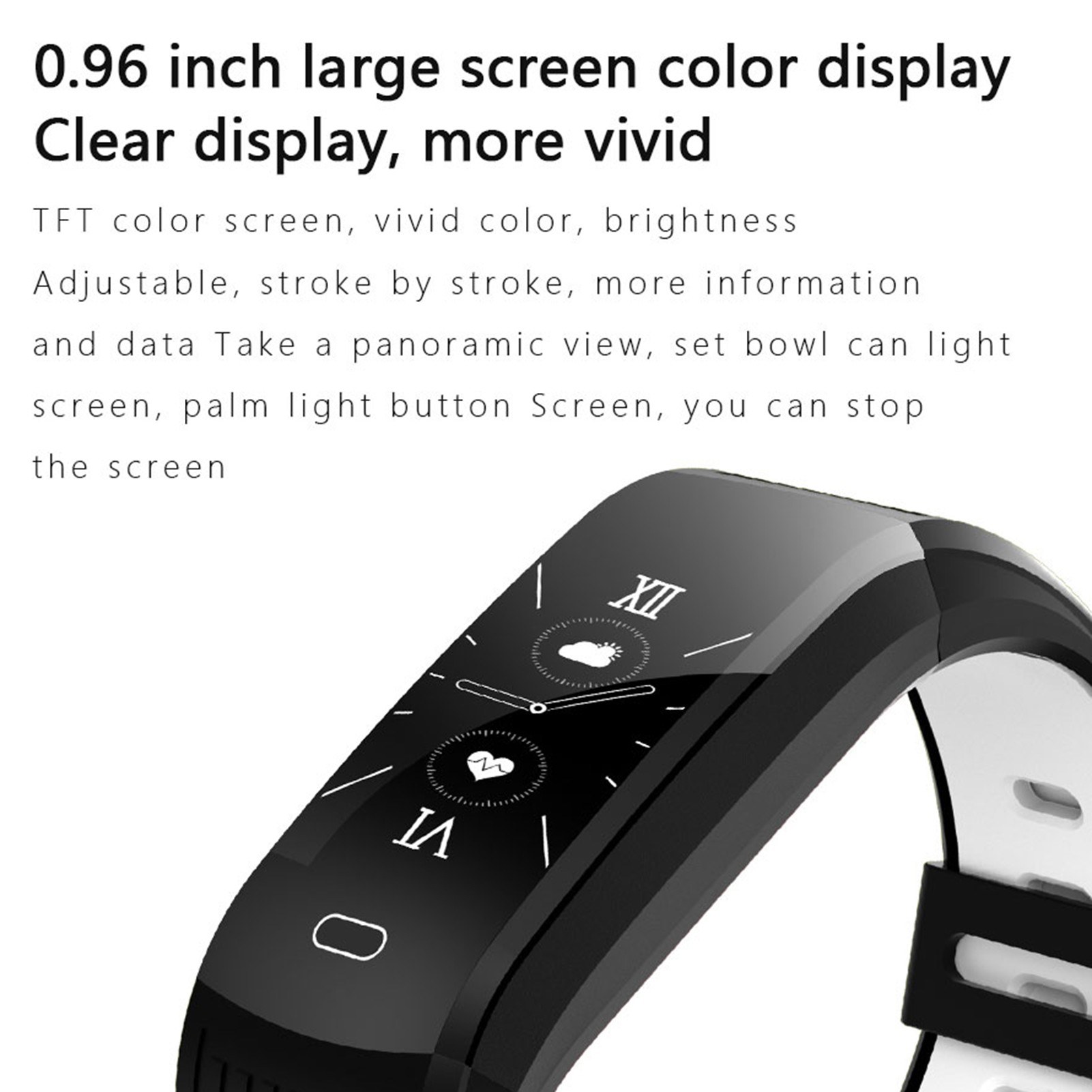 Sport Intelligent Bracelet No Border Cambered High Definition Large