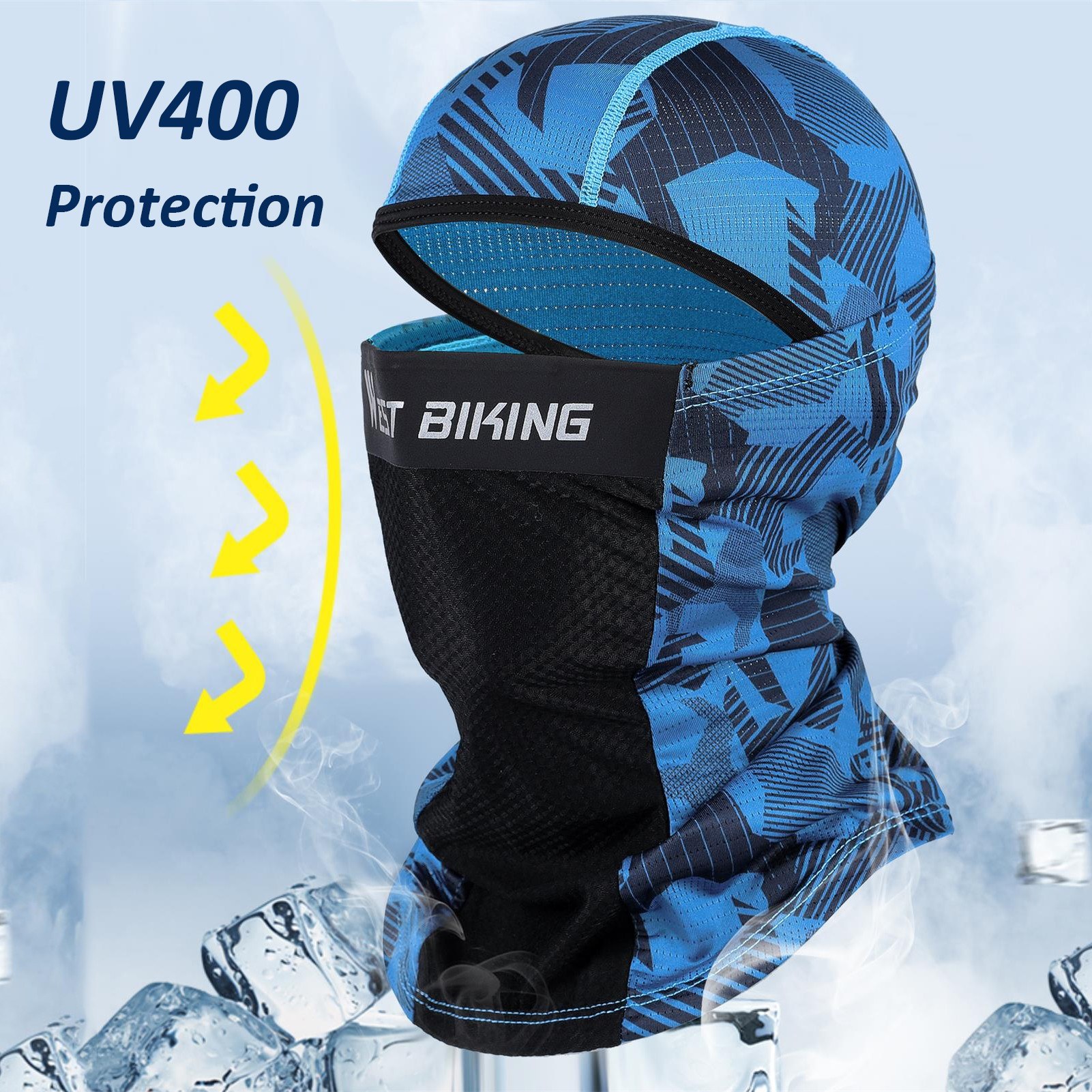 UV Protection Face Mask SunProtective Neck Gaiter Outdoor Helmet