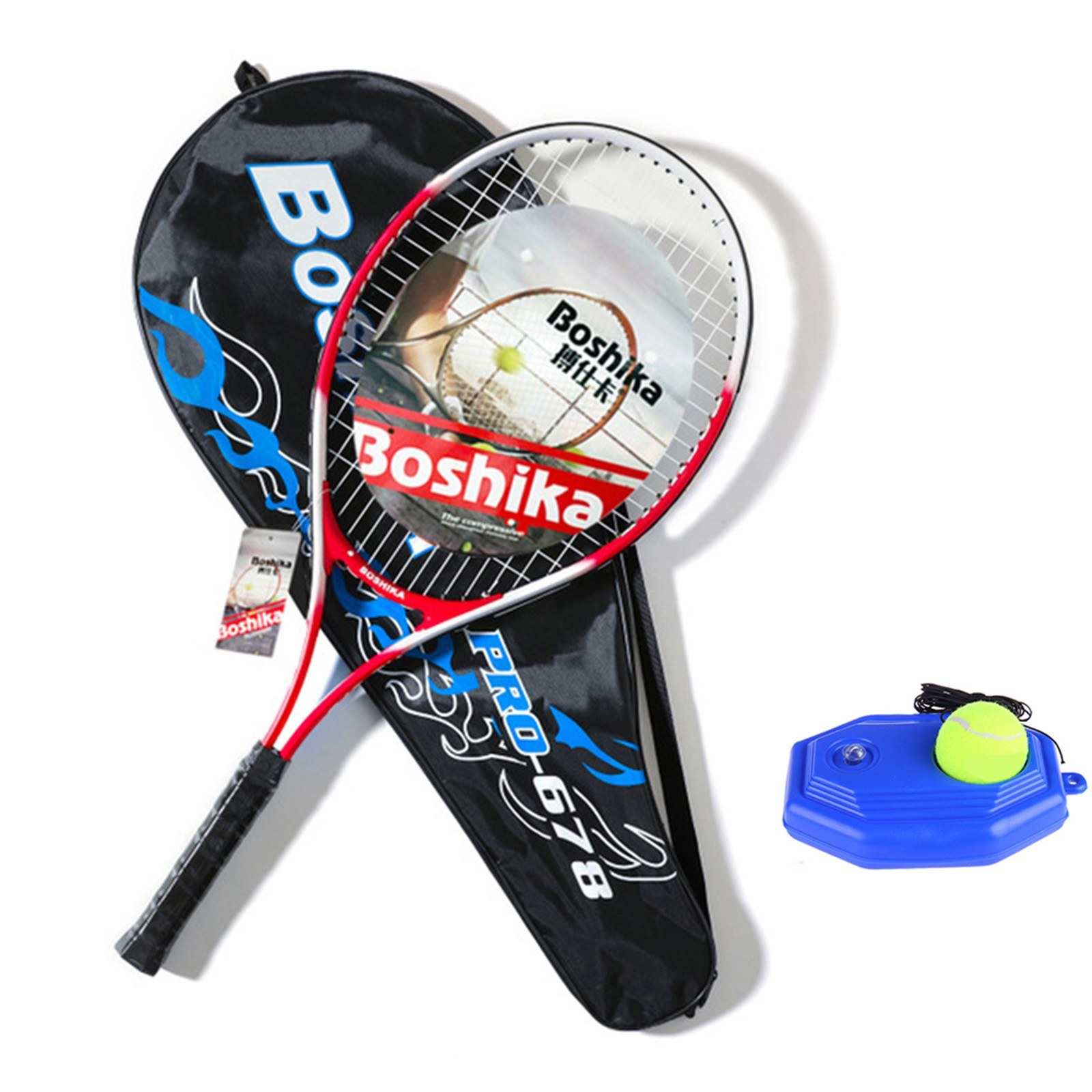 Aluminum Alloy Tennis Racket Lightweight Shockproof Tennis Racquet with