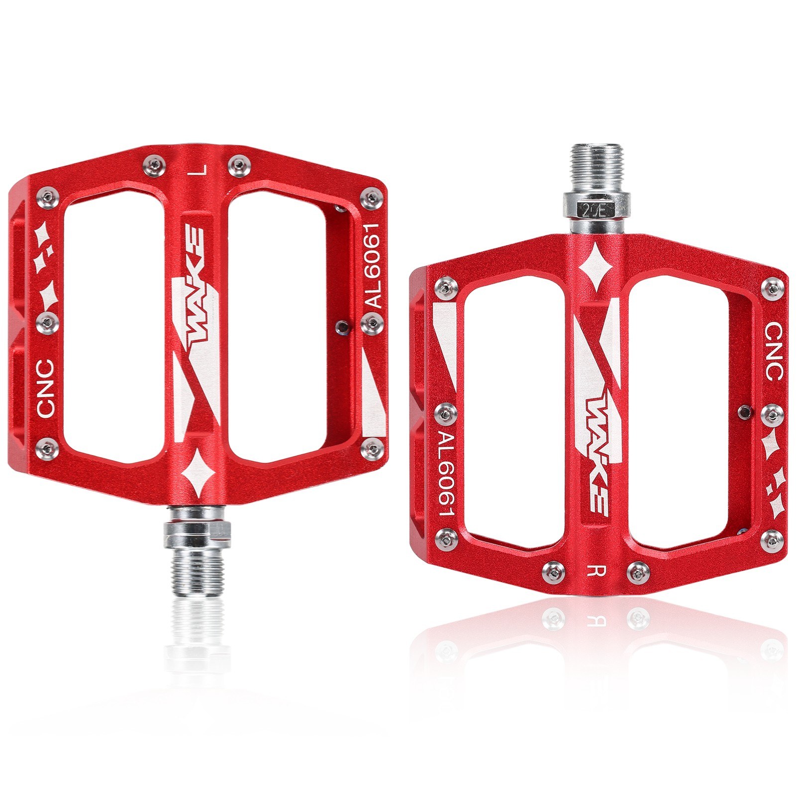 1 Pair Bike Pedals Aluminium Alloy Bicycle Platform Pedals Mountain