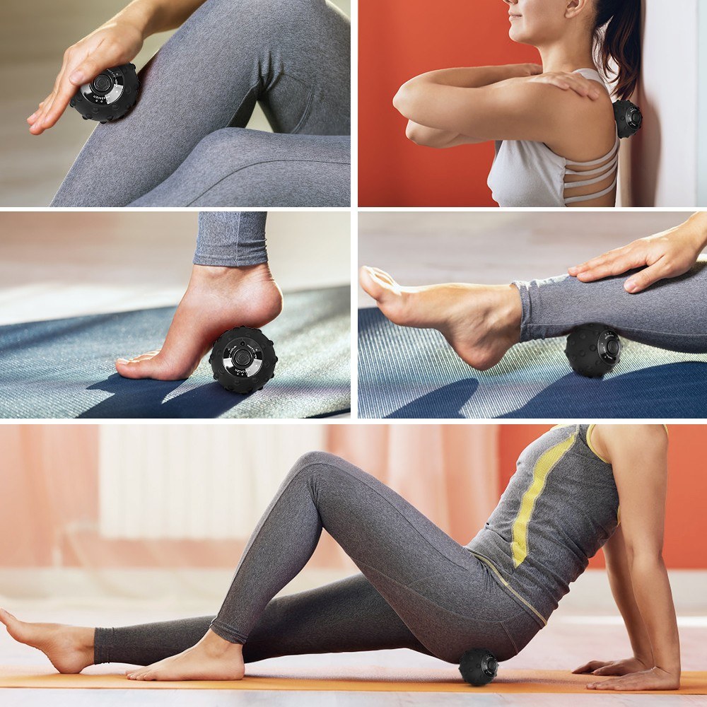 Yoga Gym Massage Ball Relieve Fatigue Roller Rubber Solid Silica Gel Pilates Yoga Gym Massage Ball Relieve Fatigue Roller Rubber Solid Silica Gel Pilates