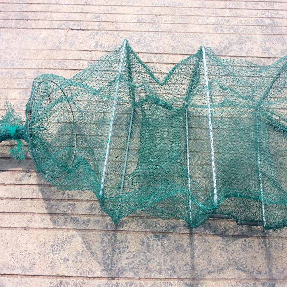 3m 19 Layers Knot Mesh Collapsible Fishing Net Cage Fish Trap Shrimp Crab Cage Fishing Tackle - US$21.69 Sales Online green - Tomtop