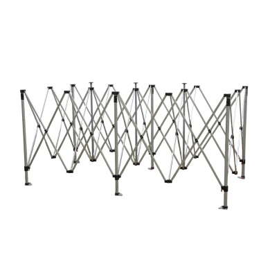Structure de tente pliante 2x4m aluminium 45mm 6 pieds hexagonaux