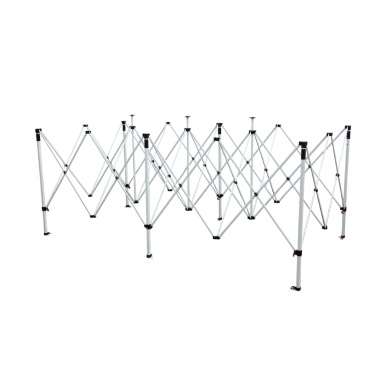 Structure de tente pliante 3x6m acier 32mm 4 pieds carrés