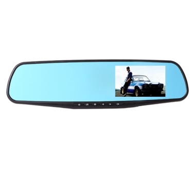 2.8-inch 1080P Car Rearview Mirror Driving Recorder Single Recording