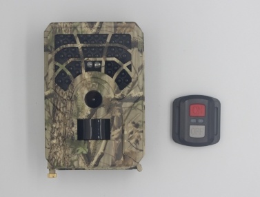 KKmoon PR-300C WiFi Infrared Trail Camera with 46Pcs IR Lamps Outdoor Digital Monitoring Camera Infrared Night Vision Motion Detection IP54 Waterproof 24MP HD Hunting Camera for Wild Hunting Home Security Animal Observation Game