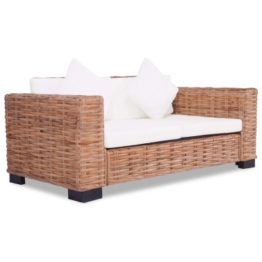  2 seater sofa Natural rattan