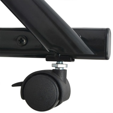   Magazine rack 40 x 32 x 131 cm Black A4