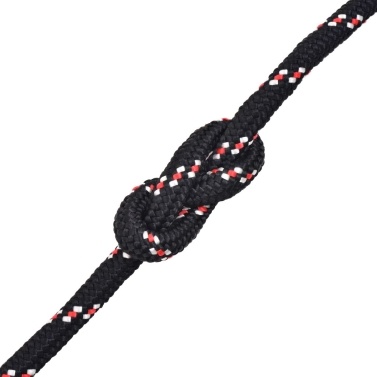 Boat rope Polypropylene 8 mm 100 m Black