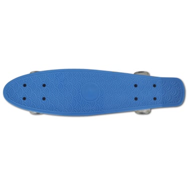 Skateboard Retro Blu con Ruote a LED