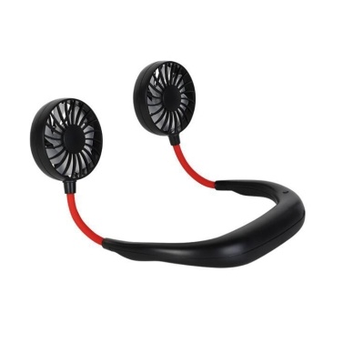 Hanging neck fan shaking sound