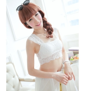 no rims tube top anti-going lace wrapped chest underwear