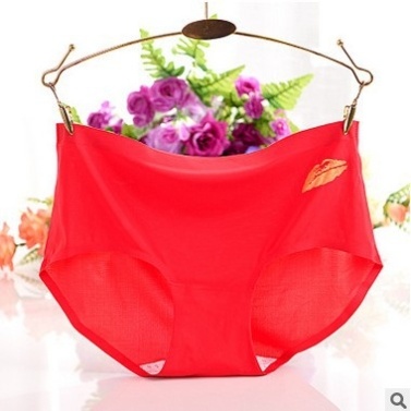 New ice silk seamless ladies briefs