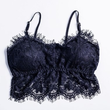 sling wrapped chest lace anti-glare tube top underwear