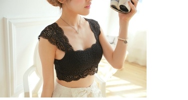 no rims tube top anti-going lace wrapped chest underwear