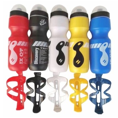 Bike Water Bottle with Cage Lightweight Bicycle Sport Bottle & Holder for Outdoor
