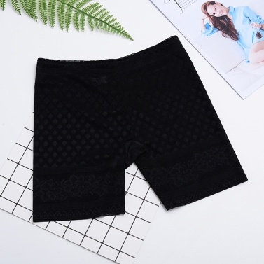 Elasticity Ice Silk Three Color Anti-Bacterial Comfortable Shorts Panties