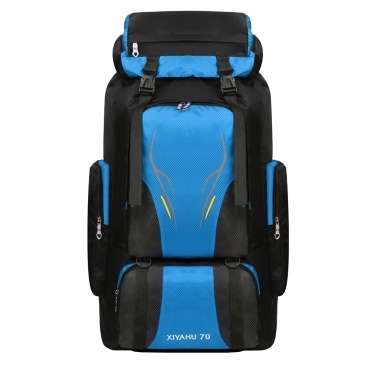 Hiking Backpack 70L Large Capacity Multi Pockets for Outdoor Travelling Camping Bag
