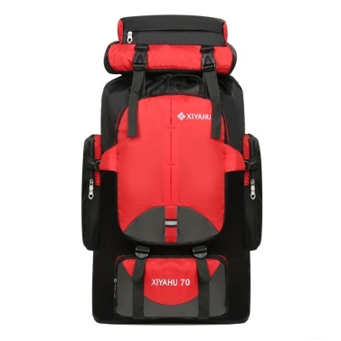 Sports Backpack Waterproof Large Capacity 70L Climbing Hiking Camping Trekking Outdoors Bag Rucksack