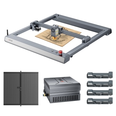 Ortur Laser Master 3 10W Laser Engraver + 448x400mm Laser Cutting Aluminum Working Table + OAP1.0 Laser Air Assist Pump + 4pcs FFT1.0 Foldable Feets