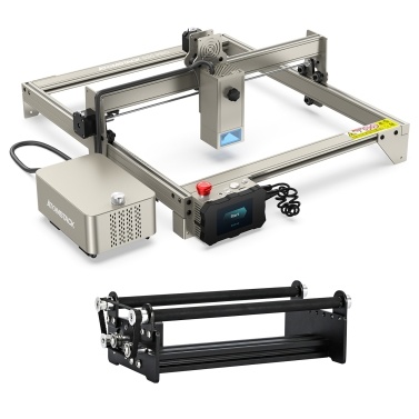 ATOMSTACK S20 Pro 20W Laser Engraving Cutting Machine with Rotary Roller and Air Assist Accessory