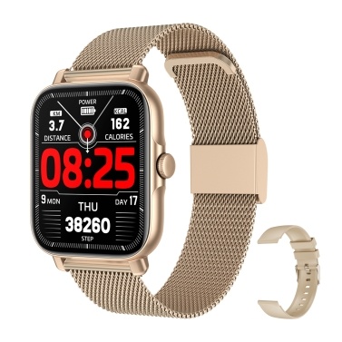 GT30 1.69''Smartwatch Sports Watch BT3.0+BT5.1 Intelligent Watch IP67-waterproof Fitness Tracker Multifunctional Watch