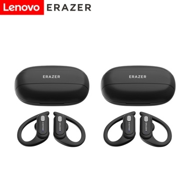 2-Pair Lenovo ERAZER XT60PRO Wireless Earbuds - BT5.3 Noise Cancelling, Waterproof Sport Headsets with Built-in Mic & Digital Display