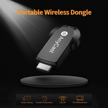 Wireless Dongle WiFi Display Dongle 4K 2.4G HD WiFi Empfänger Dongle Wireless Screen Converter für Smartphone PC Laptop