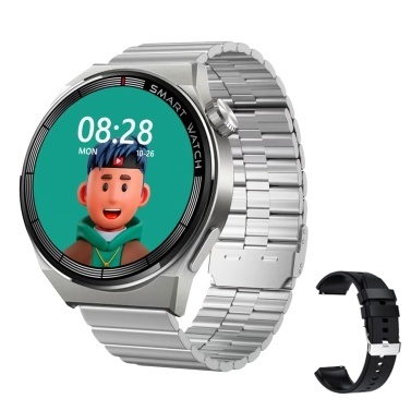 ST5 MAX 1.45'' Smartwatch Intelligent IP67Watch with BT5.0 Waterproof Fitness Tracker Multifunctional Watch MP3 Music Watch Compatible for Android iOS