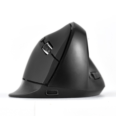 Vertical Mouse Wireless Rechargeable 2.4GHz Ergonomic Movement Speed 2400 6-Button Gaming & Office Mouse USB-C Charging Laptop Wireless Computer Mouse