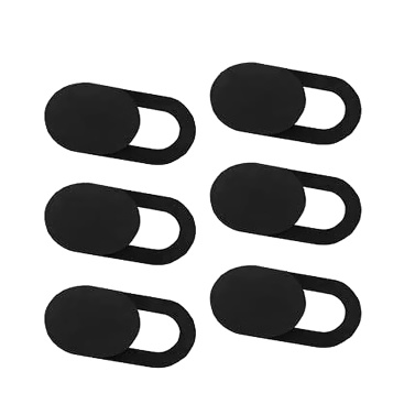 Camera Privacy Protection Ultra Thin Webcam Cover For Computers Laptops Tablet High Quality Cover 6PCS Black