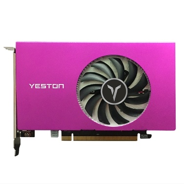 Yeston RX550-4G 4HDMI 4-Screen Graphics Card Support Split Screen 10bit Color Depth HDR 4G/128bit/GDDR5 with 4 HDMI Ports