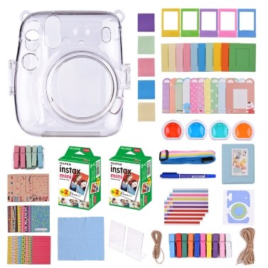 17-in-1 Instant Camera Accessories Kit Replacement for Fujifilm Instax Mini 11 Instant Film Camera