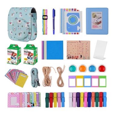 12-in-1 Instant Camera Accessories Bundle Kit Replacement for Fujifilm Instax Mini 11  + 2 Boxes Fujifilm Instax Mini 20