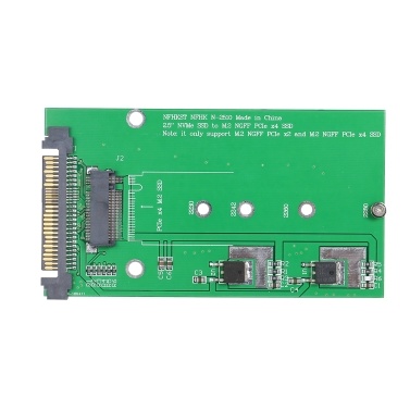 M-KEY-Adapterkarte für NVME / NGFF-Adapter U.2 / M.2 PCI-E-Konverter PCI-E 4X-Schnittstelle und SATA-Netzteil