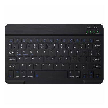10-inch Wireless BT Keyboard Three-system Universal Colorful Rechargeable BT Keyboard Mobilephone Tablet Universal Keyboard