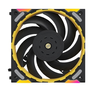 Yeston Computer Case Cooling Fan 120mm ARGB Computer CPU Cooler with 2200RPM FDB Bearing Smart PWM Silent Fan for Computer Case & Radiator