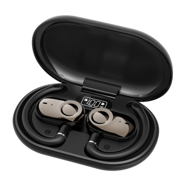 Wireless Earbuds ACS Stereo Sound BT5.4 Earphone Waterproof Ergonomic Design Open On-Ear Sports Earbuds Intelligent Touch Control 20H Long Endurance Suitable for All Ear Types