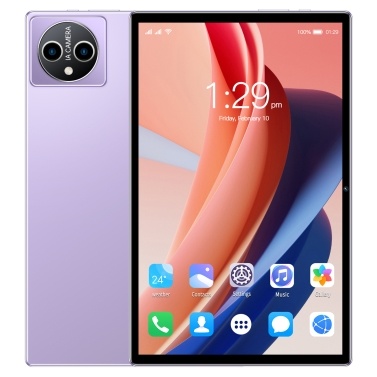 Tablet 8GB+256GB 10.1 inch Screen 5G Calling 10-Core MTK6797 Processor 128GB Expandable Memory Large Storage Capacity High-Clear Large Screen BT5.0 7000mAh Battery Long Standby Time Multifunctional Ne