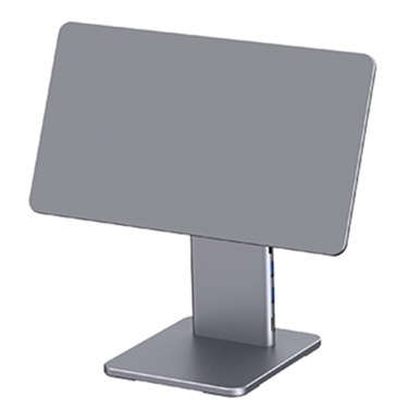 6 in 1 Hub Multifunctional Magnetic Stand for iPad Pro 12.9 inch 360°Rotation 80°Tilt Card Reader 4K@60Hz HD 5Gps USB 60W PD 3.5mm Audio